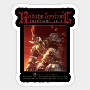 Radahn Festival Sticker